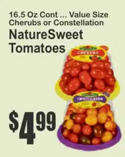 Key Food 16.5 Oz Cont ... Value Size Cherubs or Constellation NatureSweet Tomatoes offer