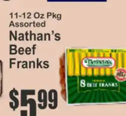 Key Food Nathan's Beef Franks offer