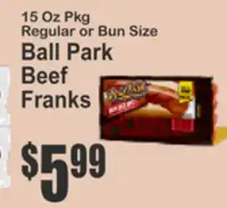 Key Food Ball Park Meat Franks offer