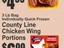 Key Food County Line Chicken Wing Portions offer