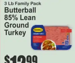 Key Food Butterball 97% Lean Ground White Turkey offer