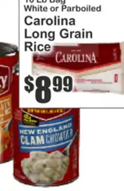 Key Food 10 Lb Bag White or Parboiled Carolina Long Grain Rice offer