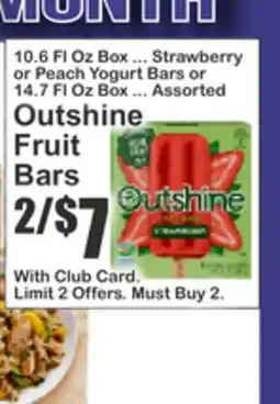 Key Food Outshine Fruit Bars offer
