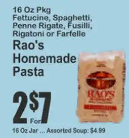 Key Food Rao's Homemade Pasta offer