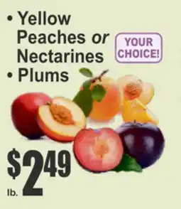 Key Food Yellow Peaches Nectar Plums offer