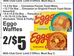 Key Food Eggo Waffles offer