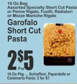 Key Food Assorted Specialty Short Cut Pasta offer