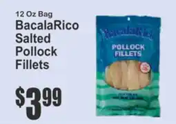 Key Food 12 Oz Bag BacalaRico Salted Pollock Fillets offer