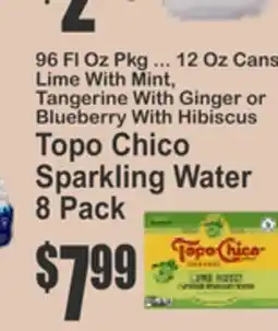 Key Food Topo Chico Sparkling Water offer