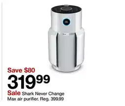 Target Shark Never Change Max air purifier offer