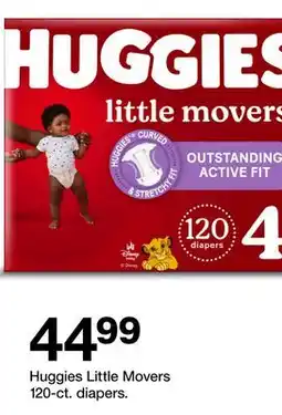 Target Huggies Little Movers 120-ct. diapers offer