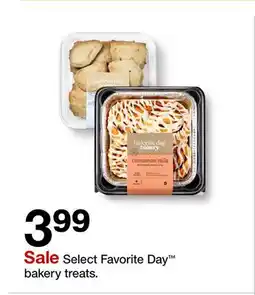 Target Select Favorite Day bakery treats offer