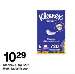 Target Kleenex Ultra Soft 6-pk. facial tissue offer