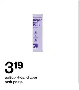 Target up & up 4-oz. diaper rash paste offer