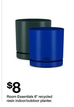 Target 8 recycled resin indoor/outdoor planter offer