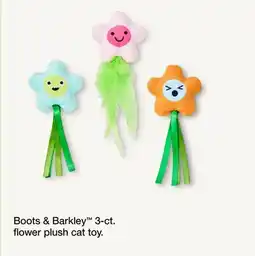 Target Boots & Barkley 3-ct. flower plush cat toy offer