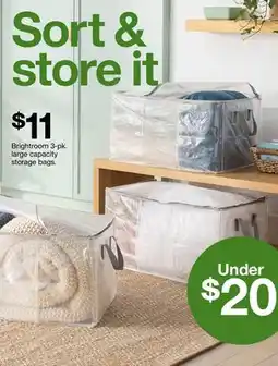 Target Brightroom 3 - pk. large capacity storage bags offer