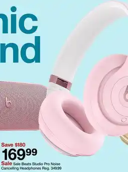 Target Beats Studio Pro Noise Cancelling Headphones offer