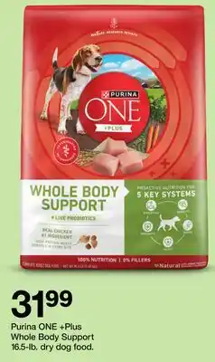 Target Purina ONE + Plus Whole Body Support offer
