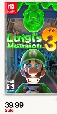 Target Nintendo Switch physical & digital games offer