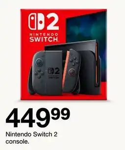 Target Nintendo Switch 2 console offer
