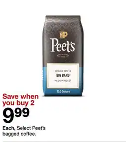 Target Select Peet's bagged coffee offer