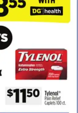 Dollar General Tylenol Pain Relief Caplets offer