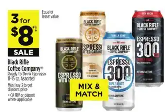 Dollar General Black Rifle Coffee Company Ready to Drink Espresso offer