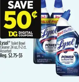 Dollar General Lysol Toilet Bowl Cleaner offer