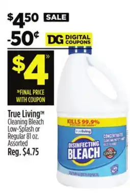 Dollar General True Living Cleaning Bleach offer