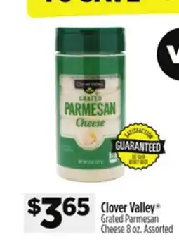 Dollar General Clover Valley Grated Parmesan Cheese offer