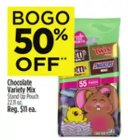 Dollar General Chocolate Variety Mix Stand Up Pouch offer