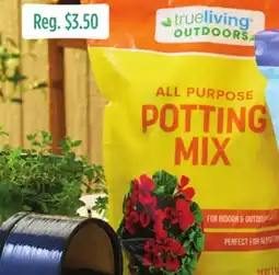 Dollar General True Living All Purpose Potting Soil, Professional Potting Mix offer
