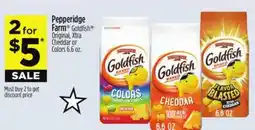 Dollar General Pepperidge Farm Goldfish Original, Xtra Cheddar or Colors offer