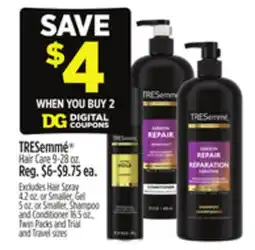 Dollar General TRESemmé Hair Care offer