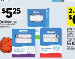 Dollar General True Living Forks, Spoons or Assorted Cutlery offer