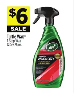 Dollar General Turtle Wax 1-Step Wax & Dry offer