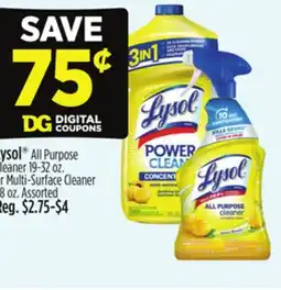 Dollar General Lysol All Purpose Cleaner or Multi-Surface Cleaner offer