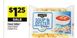 Dollar General Clover Valley Soup & Oyster Crackers offer