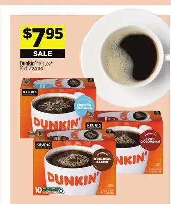 Dollar General Dunkin' K-Cups offer