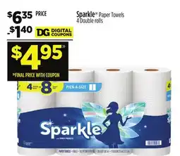 Dollar General Sparkle Paper Towels offer