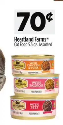 Dollar General Heartland Farms Cat Food offer
