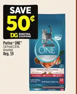 Dollar General Purina ONE Cat Food offer