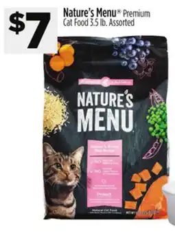 Dollar General Nature's Menu Premium Cat Food offer
