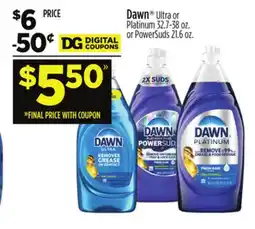 Dollar General Dawn Ultra or Platinum or PowerSuds offer