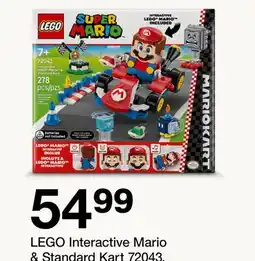 Target LEGO Interactive Mario & Standard Kart 72043 offer