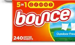 Target Bounce 240-ct. dryer sheets offer