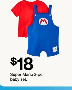 Target Super Mario 2-pc. baby set offer