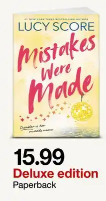 Target Deluxe edition Paperback offer