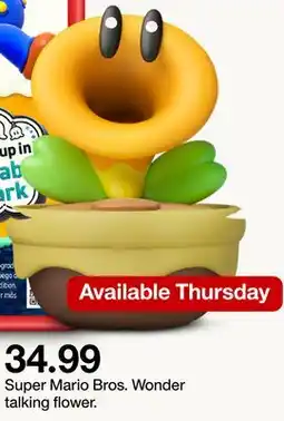 Target Super Mario Bros. Wonder talking flower offer